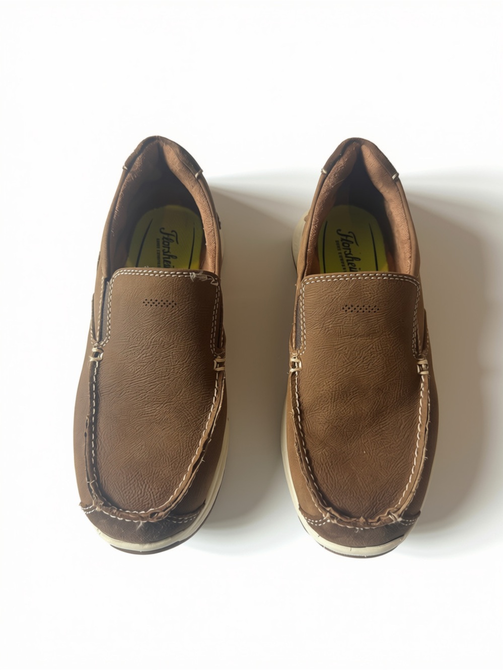 Floraheim Brown Slip-On Boys Casual Loafers